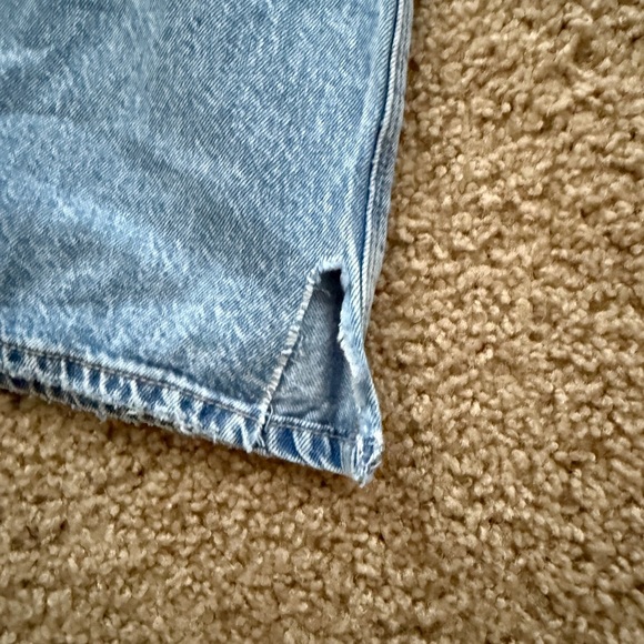 American Eagle Outfitters Blue Boyfriend Jeans Distressed - Picture 9 of 10